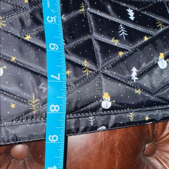 Lug Festive Black Crossbody Bag with Snowman Design - Picture 6 of 6